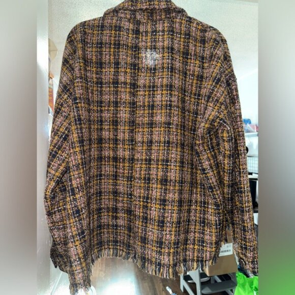 Buckle Multicolor Tweed Blazer - Picture 7 of 7